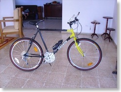 La bici ya terminada