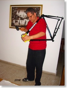 Yo instalando las tasas