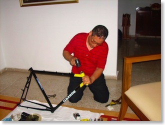 Yo instalando las tasas