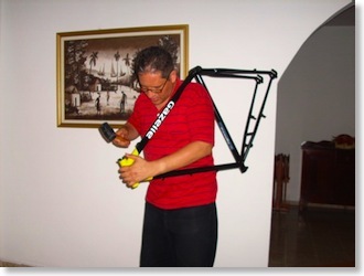 Yo instalando las tasas