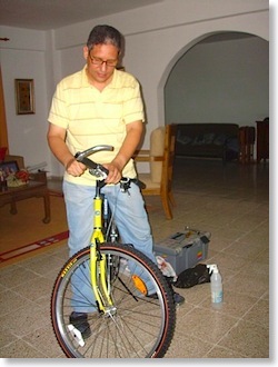 Apretando las manecillas