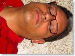 Yo dormido en el piso (suelo)